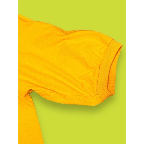 Vintage Rare Carnival Cruise Line Video Crew Employee T-Shirt Large Yellow Polo - Picture 6 of 8